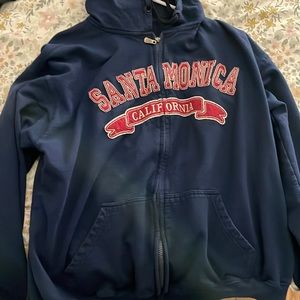 Santa Monica over sizes hoodie in good condition